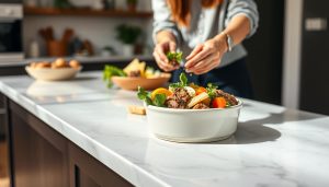 Homemade Dog Meal Assembly