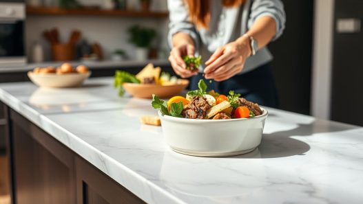 Homemade Dog Meal Assembly