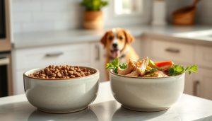 dog feeding transitions