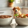 dog feeding transitions